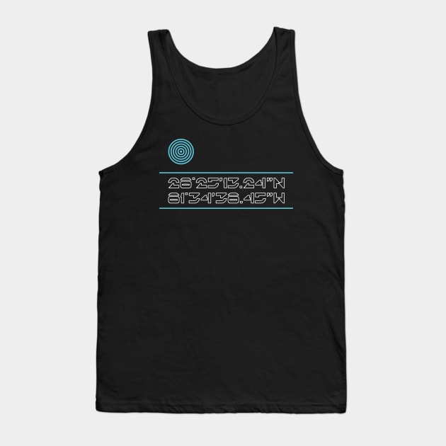 Tron Lightcycle Power Run Magic Kingdom Coordinates Tank Top by BuzzBenson